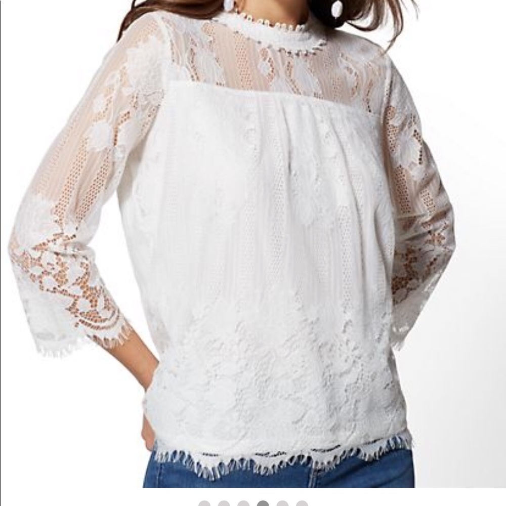 NY&Co Lace Blouse